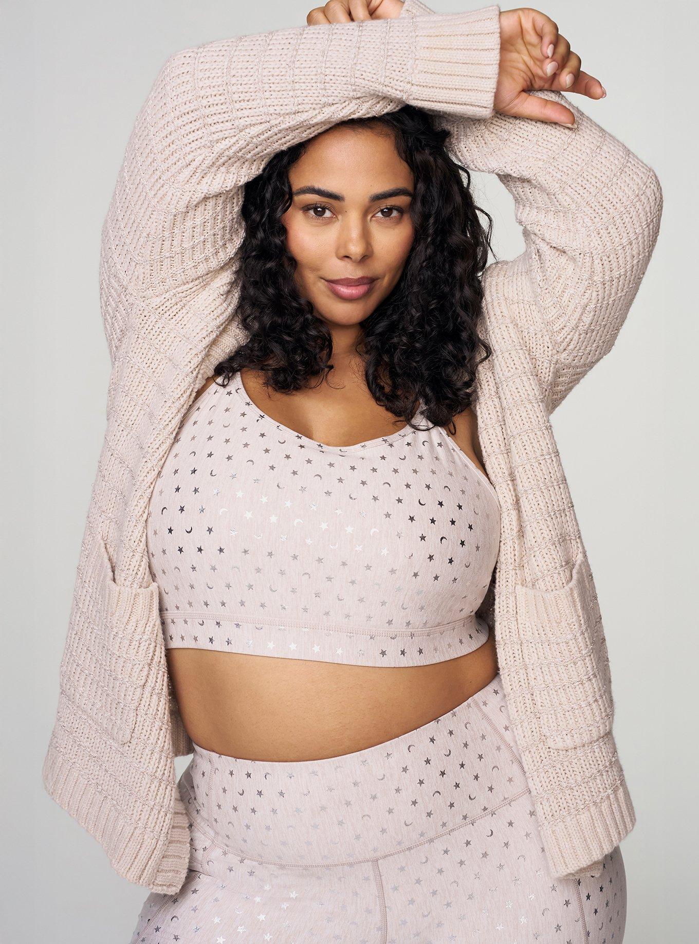 TRU Performance Jersey Shine Active Legging, OATMEAL HEATHER, alternate