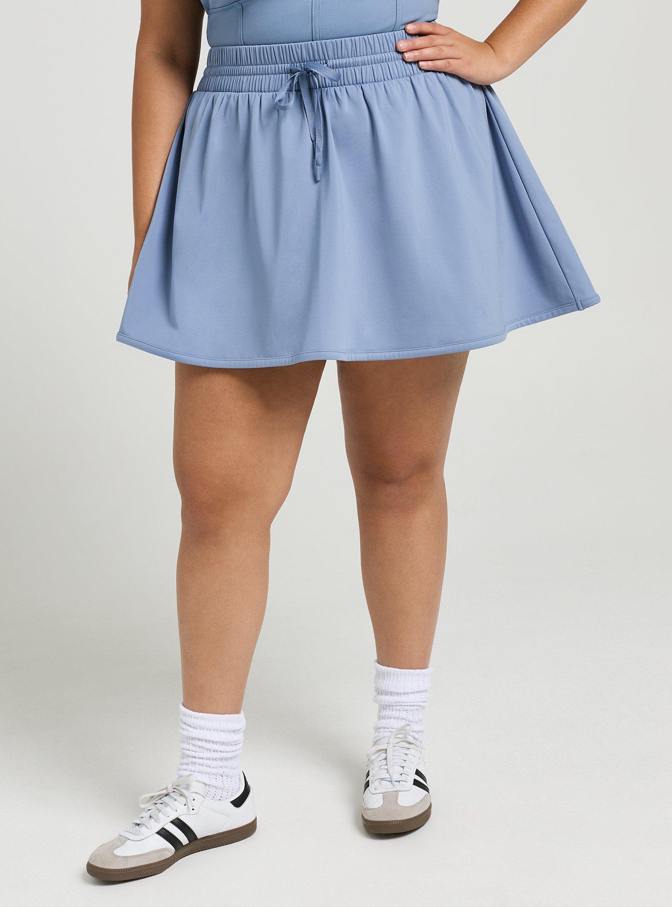 TRU Tech Fleece Active Skirt with Bike Short, TROPOSPHERE, alternate