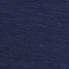 Vintage Slub Shirred Yoke V-Neck Tee, PEACOAT, swatch