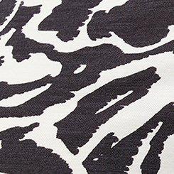 Vintage Slub Shirred Yoke V-Neck Tee, VERONICA FLORAL IVORY, swatch