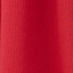 Plus Size Gauze Henley Smocked Top, URBAN RED, swatch