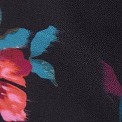 Studio Crepe Blazer, BLUSHING BLOOMS FLORAL BLACK, swatch