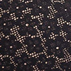 Unlined Lace Longline Bralette, RICH BLACK, swatch