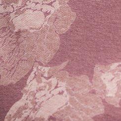 French Terry Drop Shoulder Sweatshirt, FLOWER STAMPS FLORAL TAN, swatch