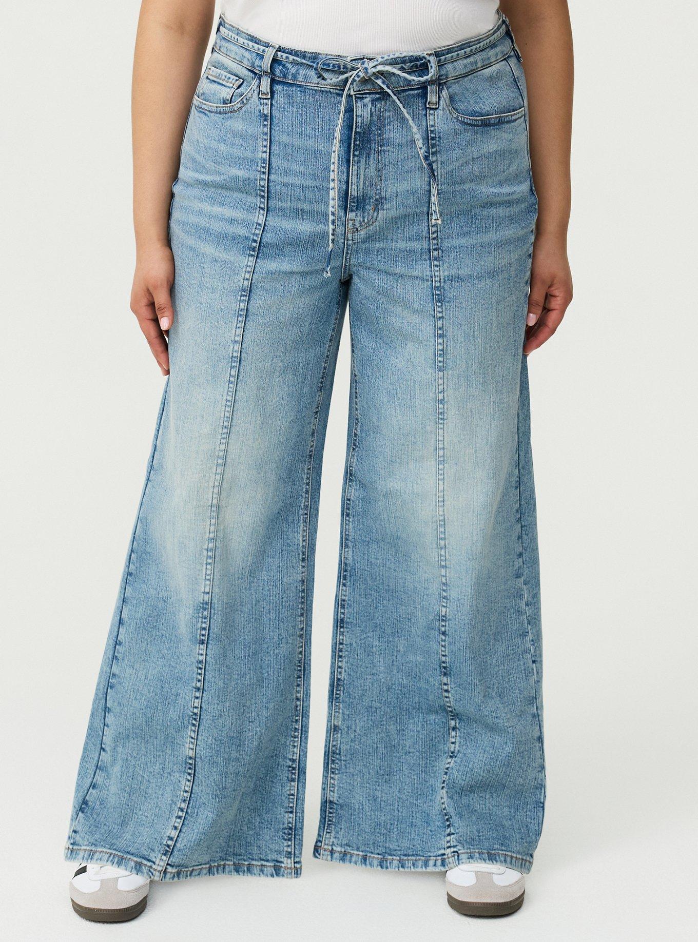 High-Rise Wide Leg Tie-Belt Jean, OVERBOARD, alternate
