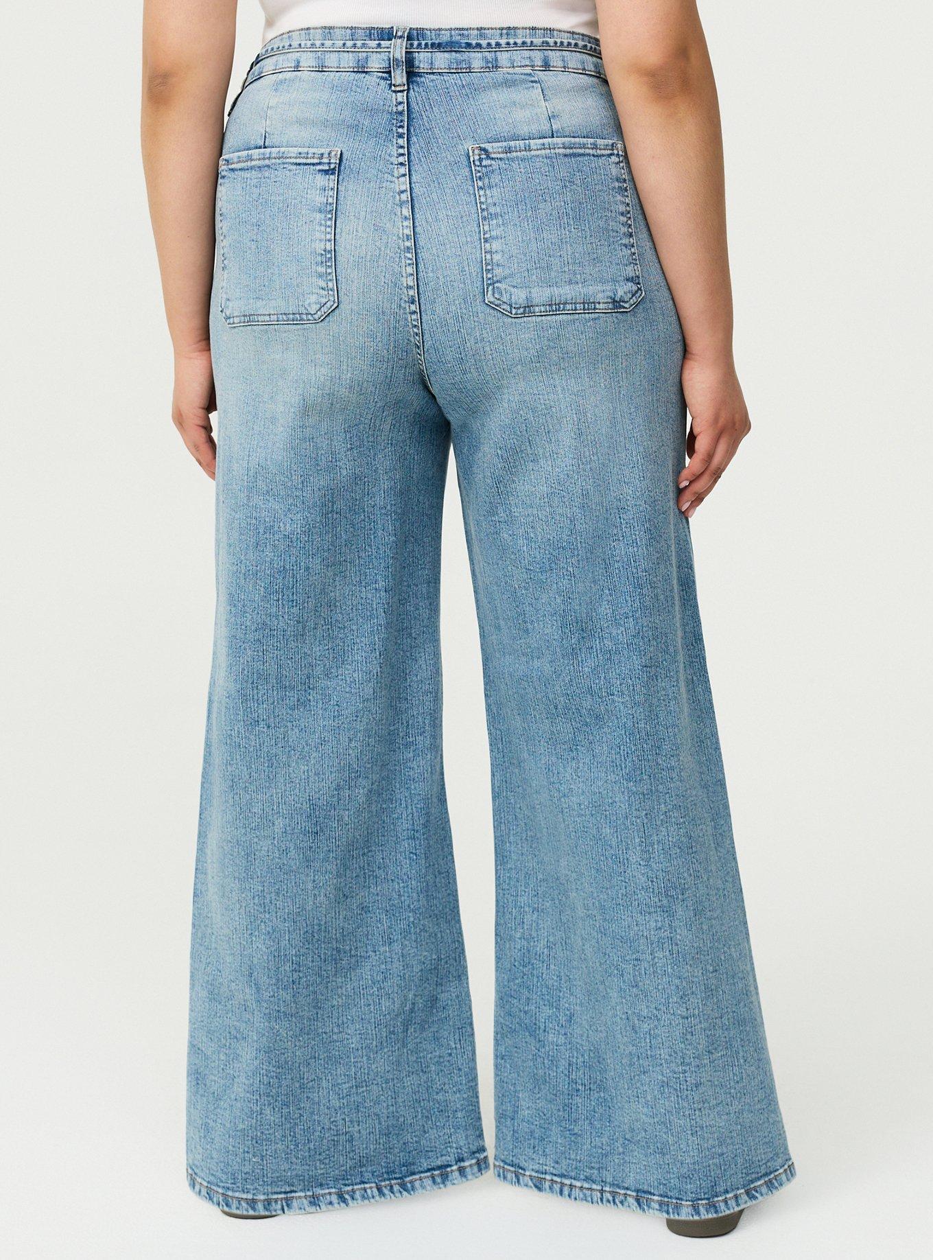 High-Rise Wide Leg Tie-Belt Jean, OVERBOARD, alternate