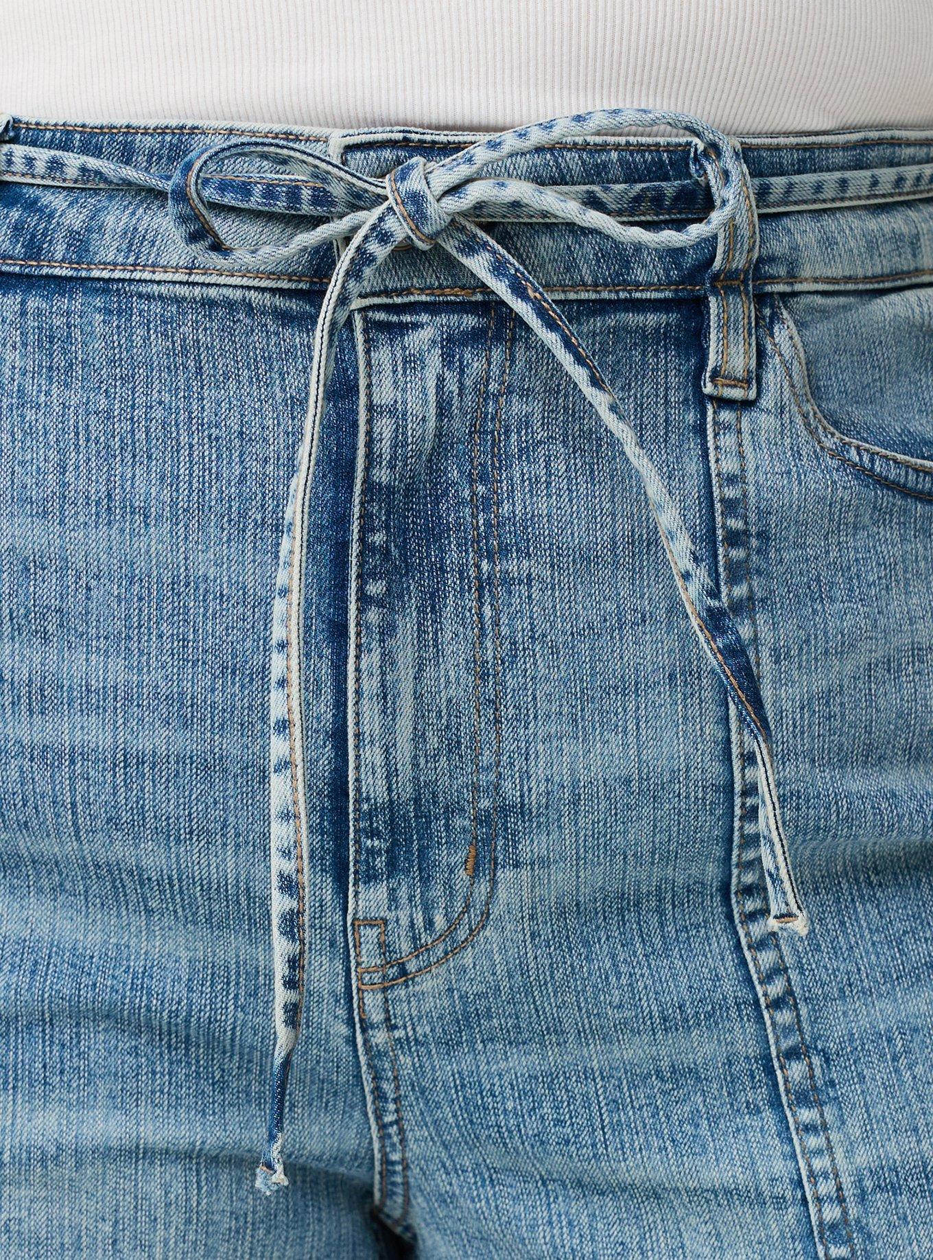 High-Rise Wide Leg Tie-Belt Jean, OVERBOARD, alternate