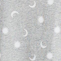 Cotton Racerback Sleep Tank, PICKED STARS HEATHER, swatch