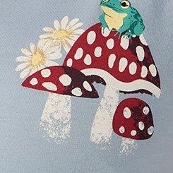 Cotton Racerback Sleep Tank, FROGGY MUSHROOM, swatch