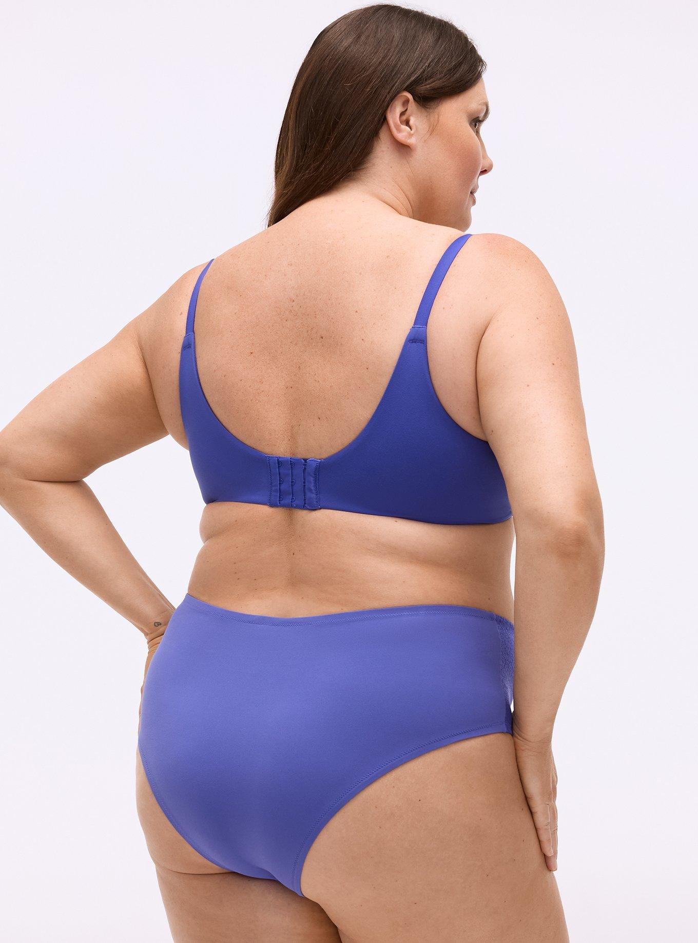 Perfect Coverage Lightly Lined Lace Bra, ROYAL BLUE, alternate