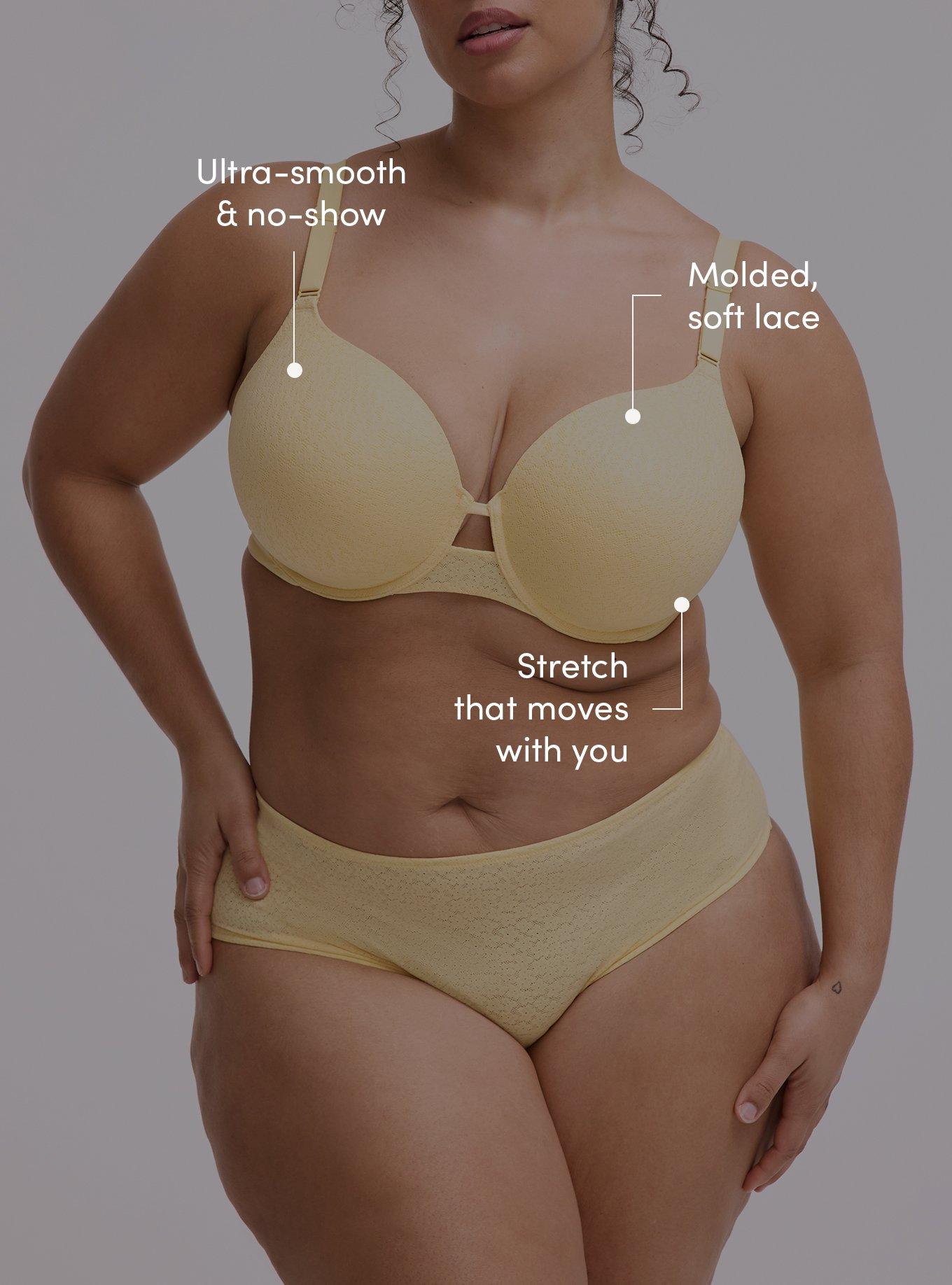 Perfect Coverage Lightly Lined Lace Bra, GOLDEN HAZE, alternate