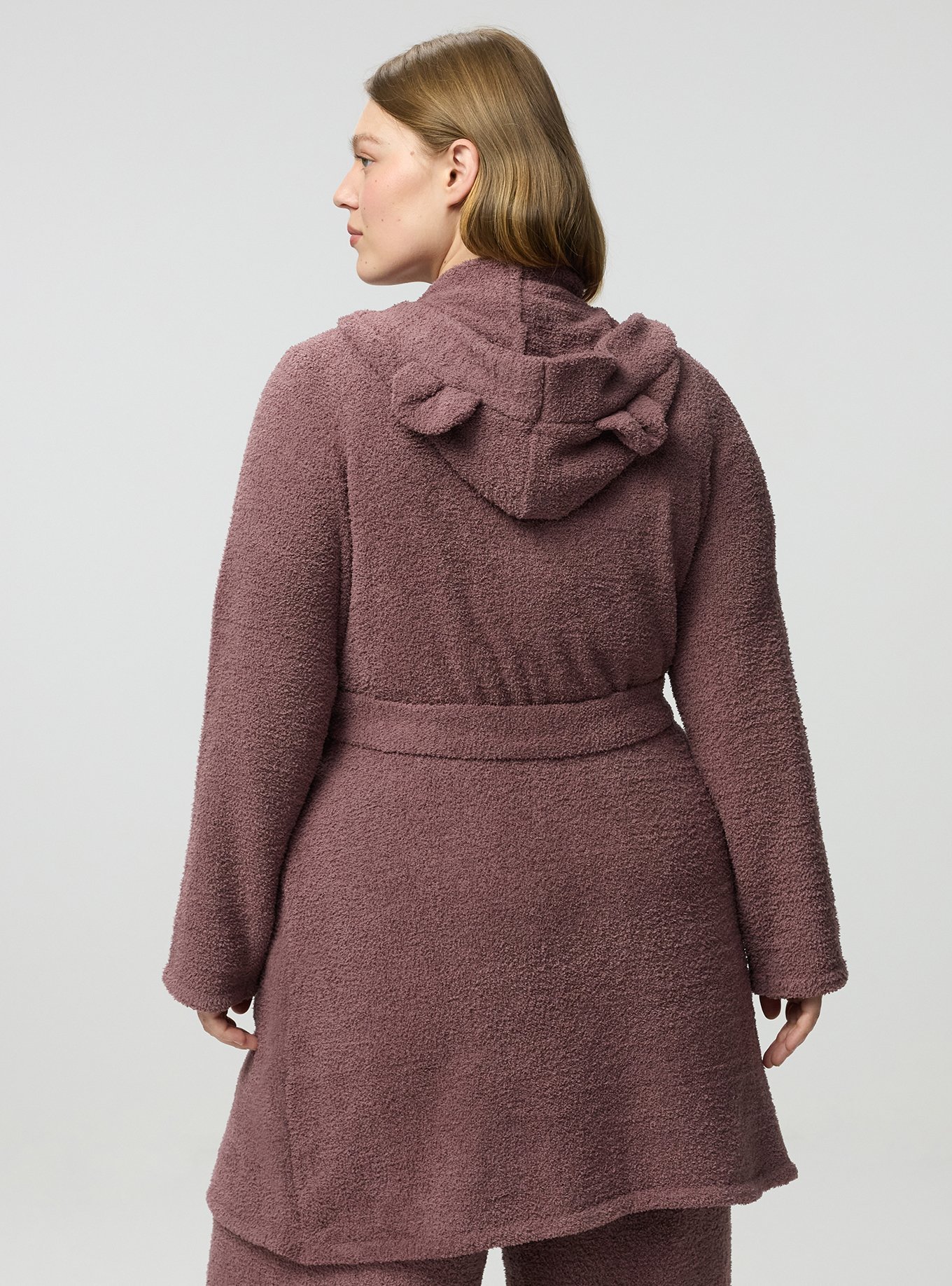 Teddy Lounge Robe, ROSE TAUPE, alternate