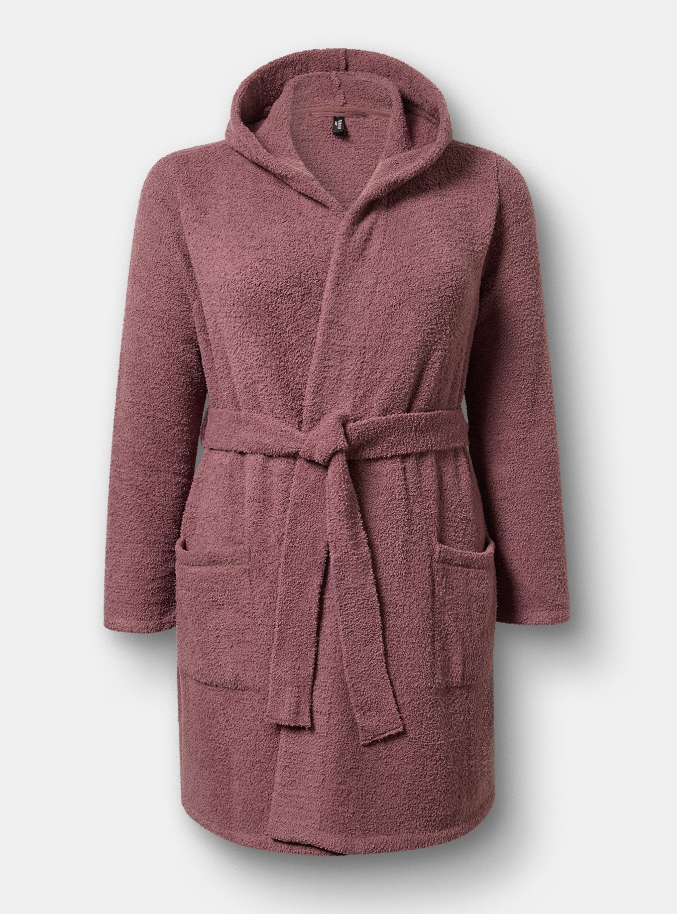 Teddy Lounge Robe, ROSE TAUPE, flat