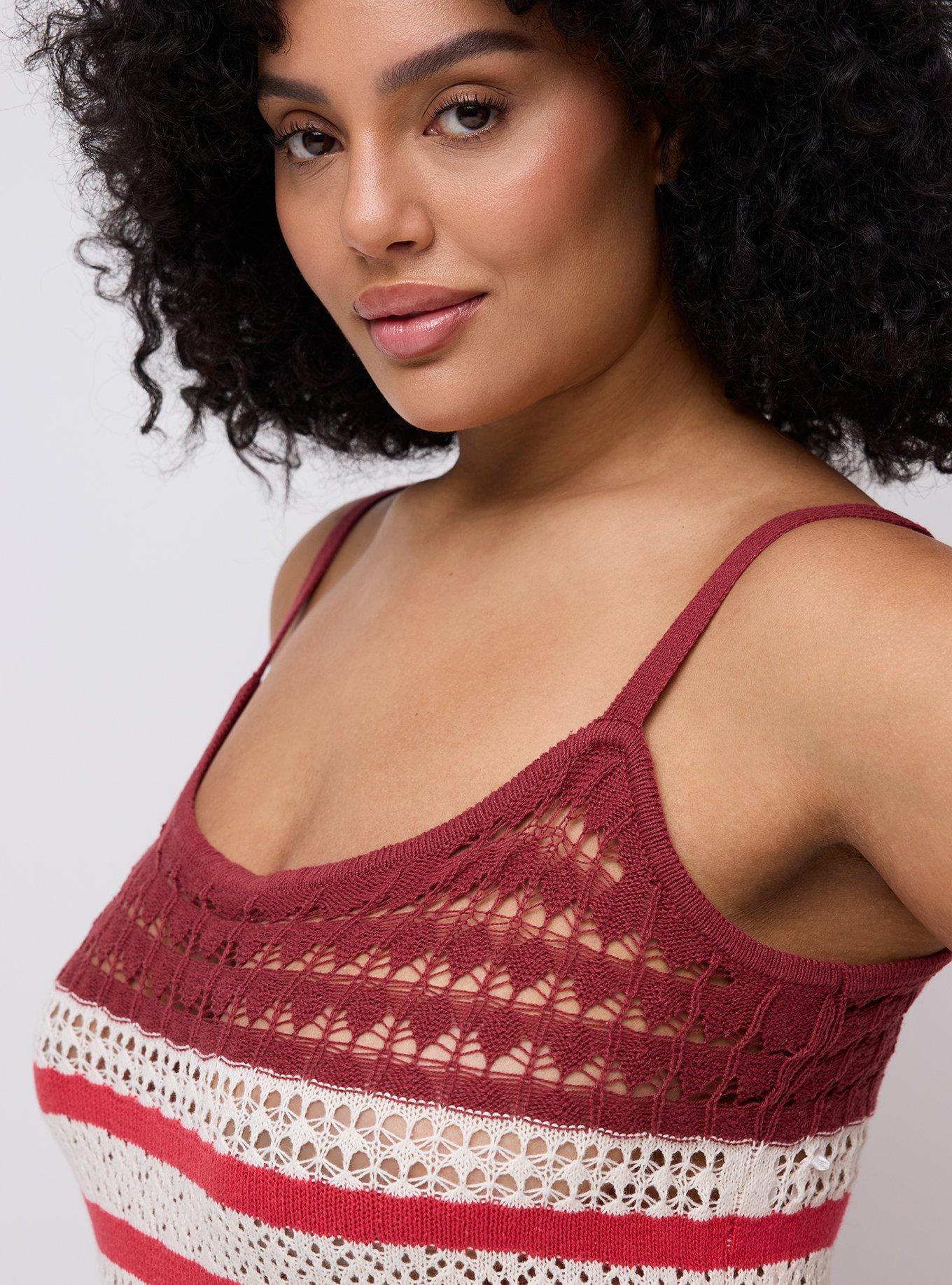 Studio Fringe Knit Maxi Dress