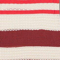 Studio Fringe Knit Maxi Dress, VARIEGATED MULTI SWEATER STRIPE RED WHITE, swatch