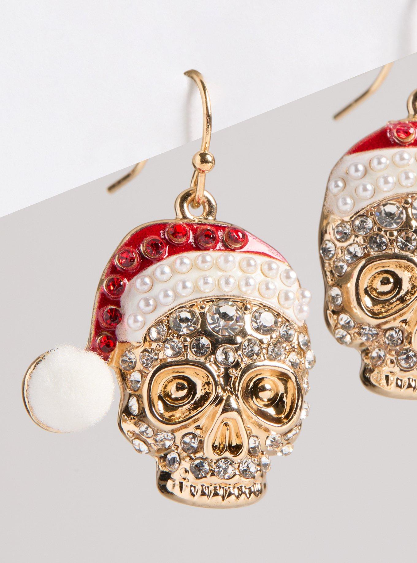 Festive Skull Earrings