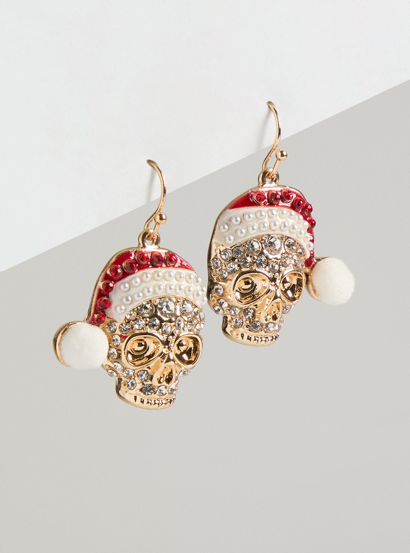 Candy Cane Statement Earrings