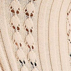 Plus Size Festi Ruffle Duster Cardigan, CEMENT, swatch