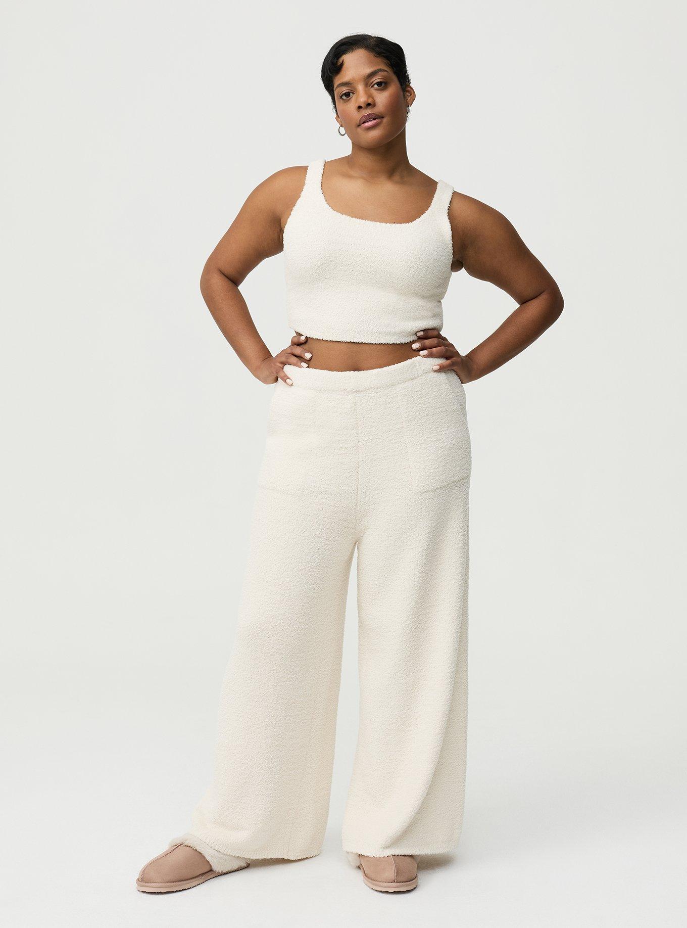 Plus Size - Teddy Wide Leg Lounge Pant - Torrid