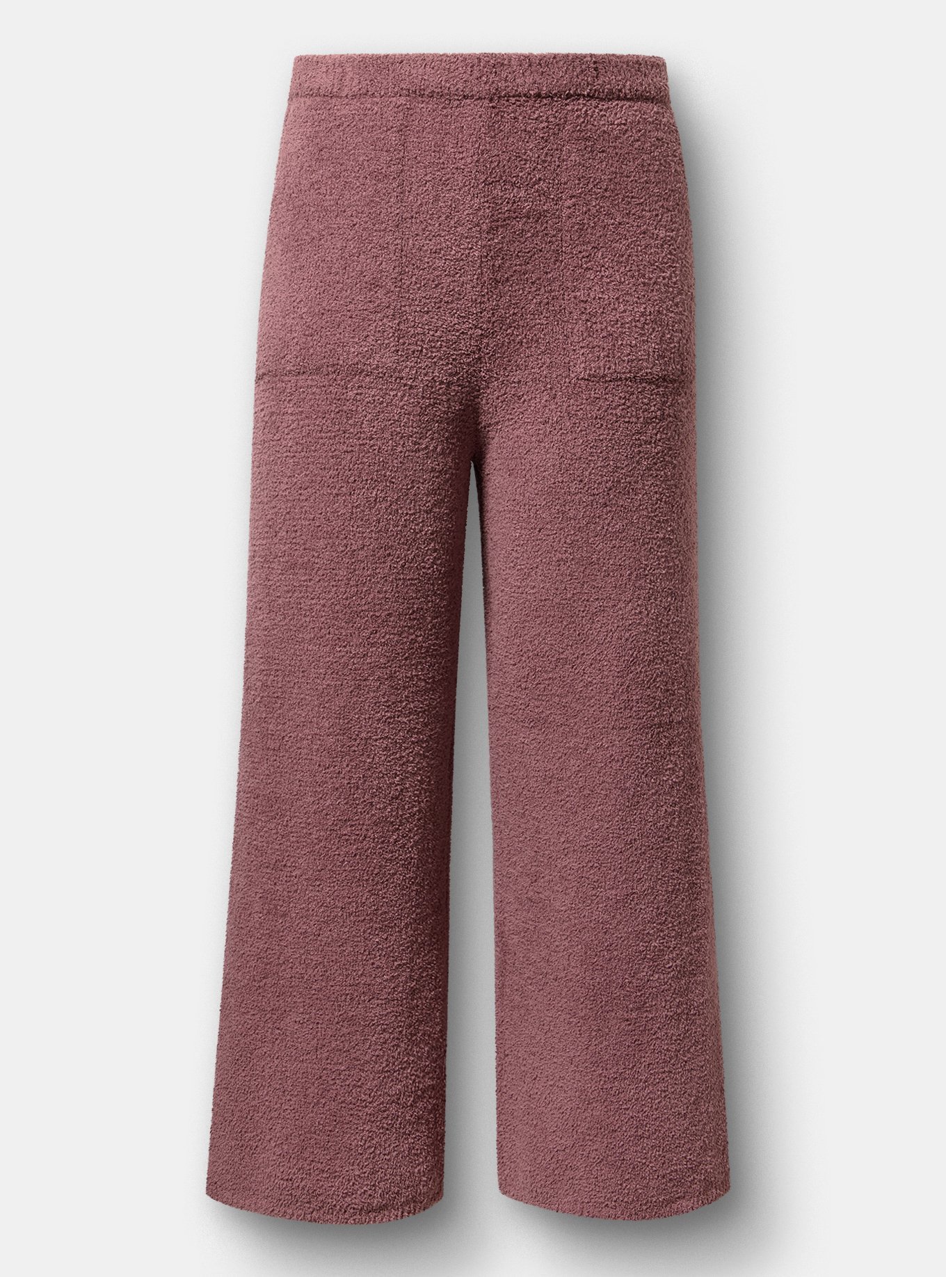 Teddy Wide Leg Lounge Pant, ROSE TAUPE, hi-res