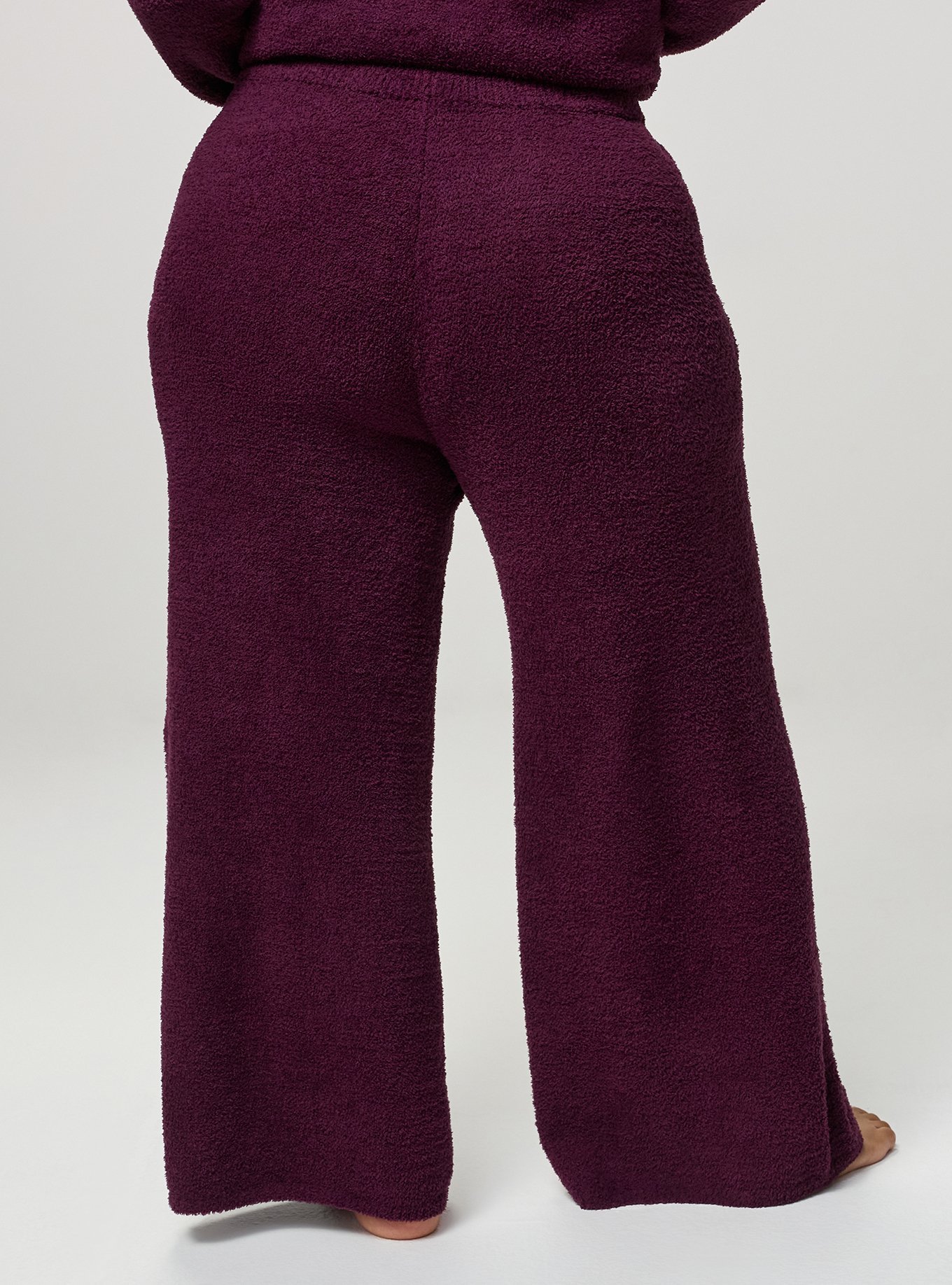 Teddy Wide Leg Lounge Pant, WINTER BLOOM, alternate