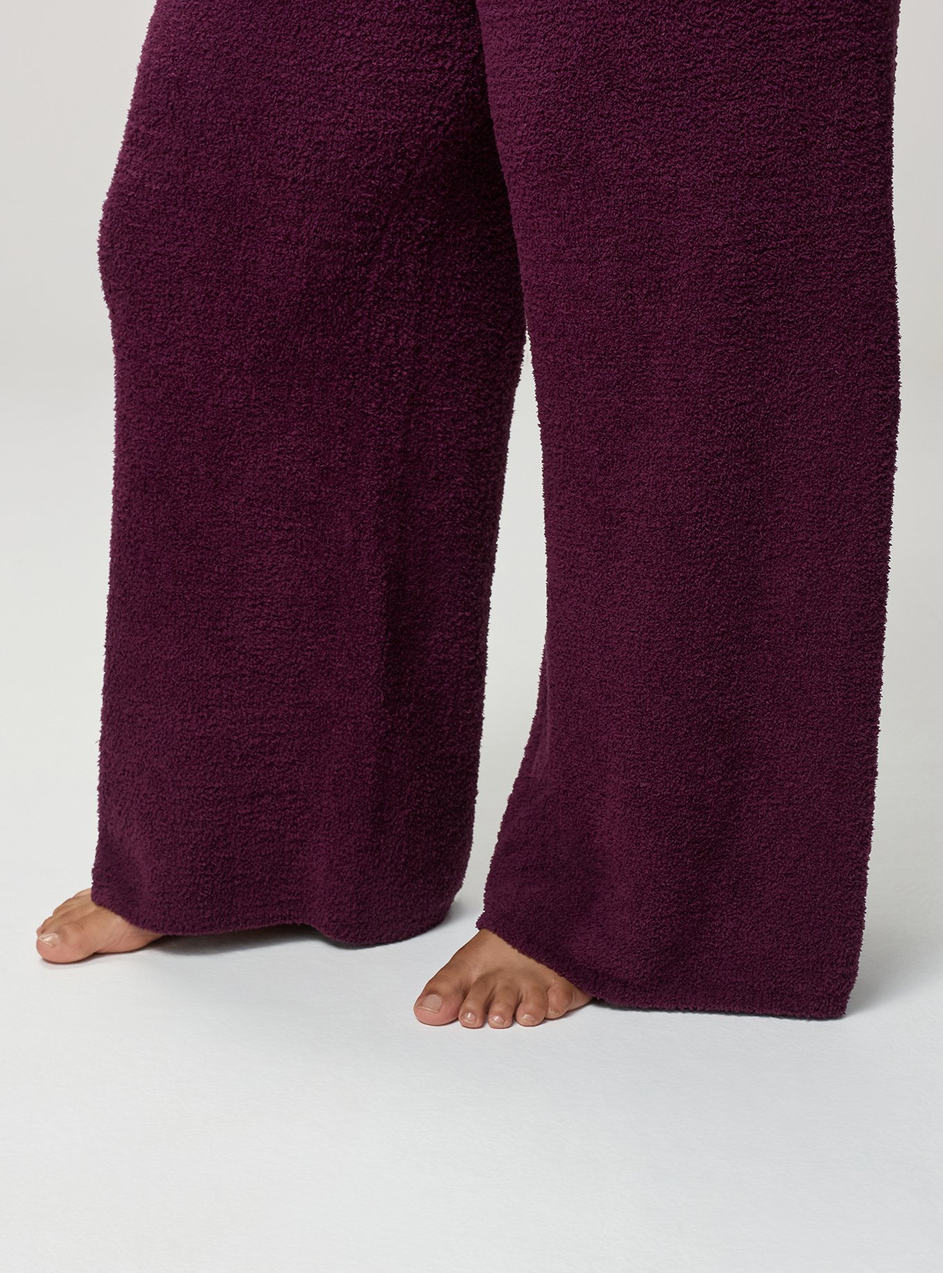 Teddy Wide Leg Lounge Pant, WINTER BLOOM, alternate