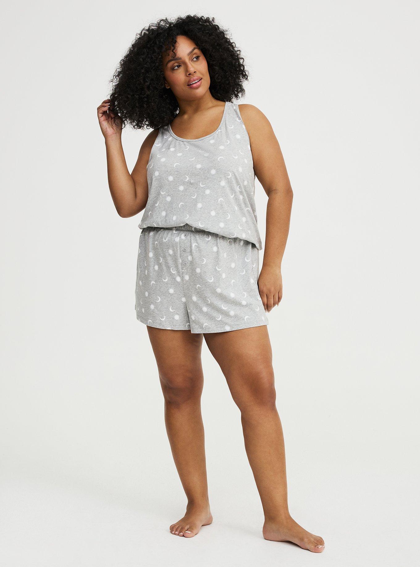 Cotton Sleep Short, PICKED STARS HEATHER, alternate