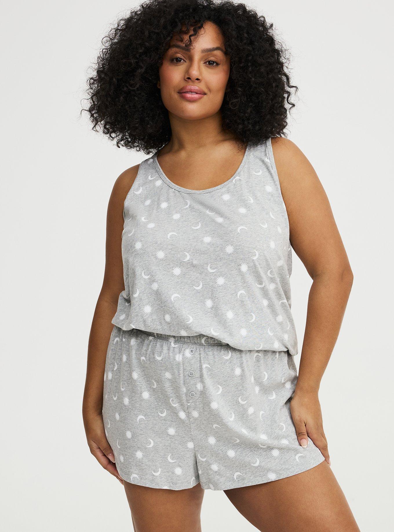 Cotton Sleep Short, PICKED STARS HEATHER, alternate