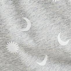 Cotton Sleep Short, PICKED STARS HEATHER, swatch