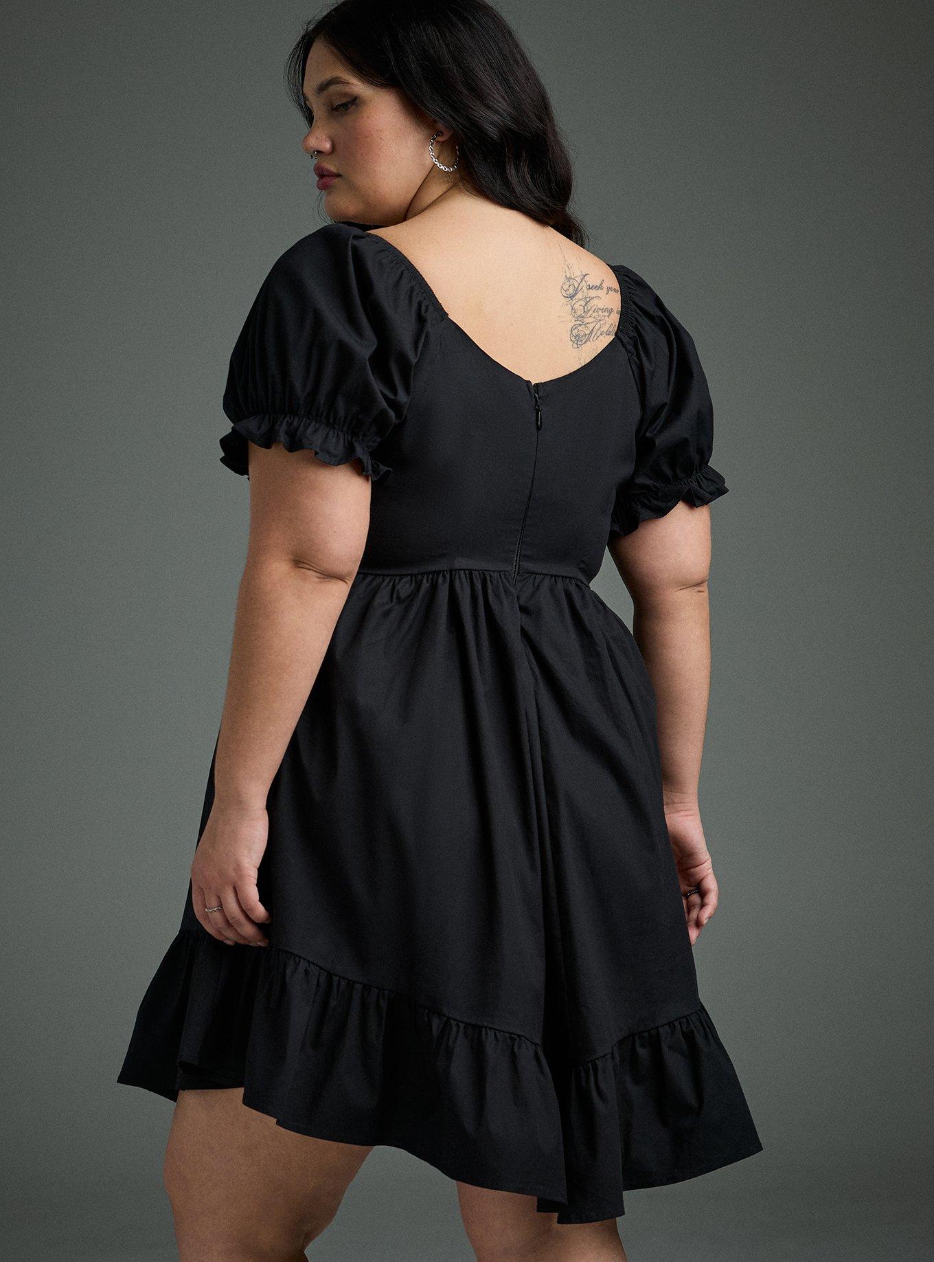 Nightfall Corset Midi Dress, DEEP BLACK, alternate