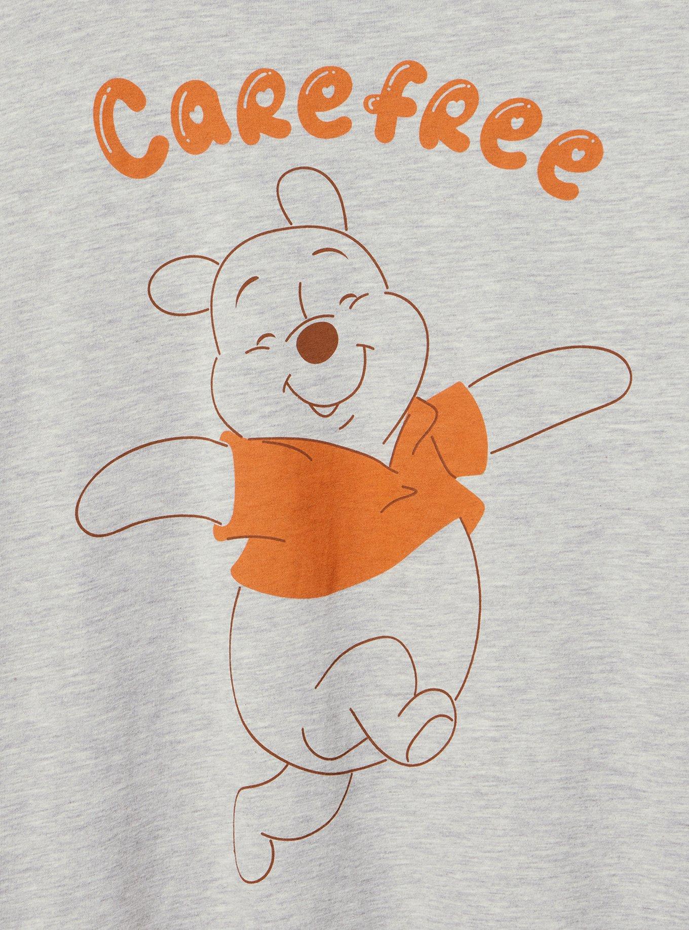 Winnie The Pooh Relaxed Cotton Tee, CAREFREE LIGHT HEATHER GRAY, alternate