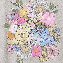 Winnie The Pooh Relaxed Cotton Tee, WINNIE AND FRIENDS LT HEATHER GREY, swatch