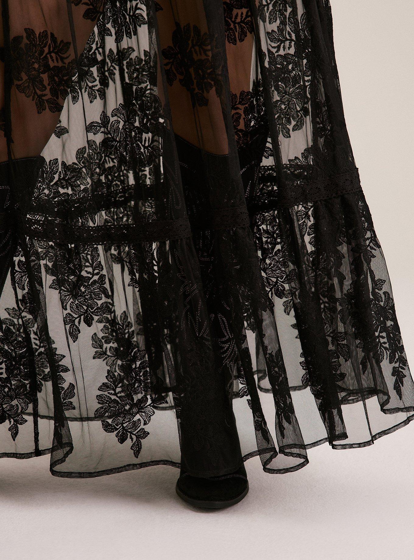 Festi Lace Maxi Skirt