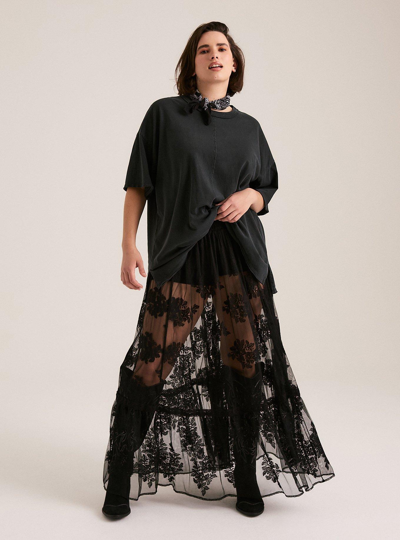 Festi Lace Maxi Skirt