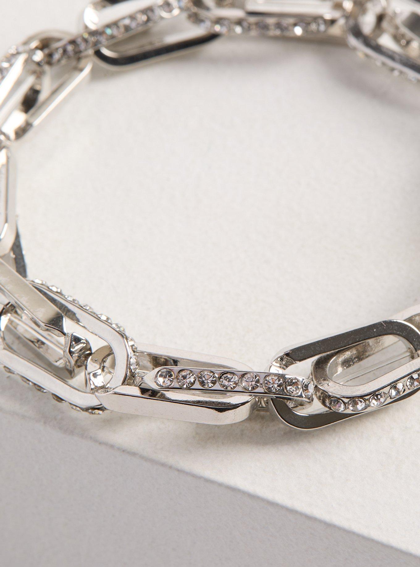 Pave Link Stretch Bracelet