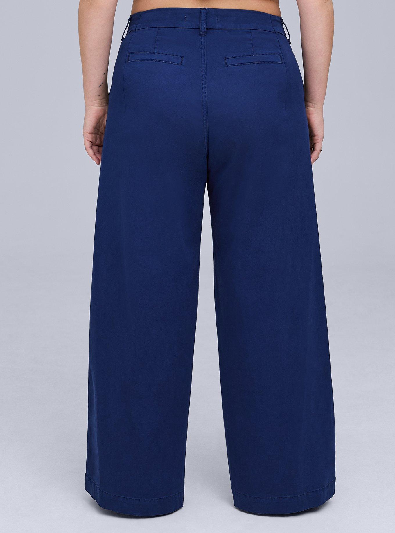 Belle Isle High-Rise Wide Leg Trouser, MEDEVIAL BLUE, alternate