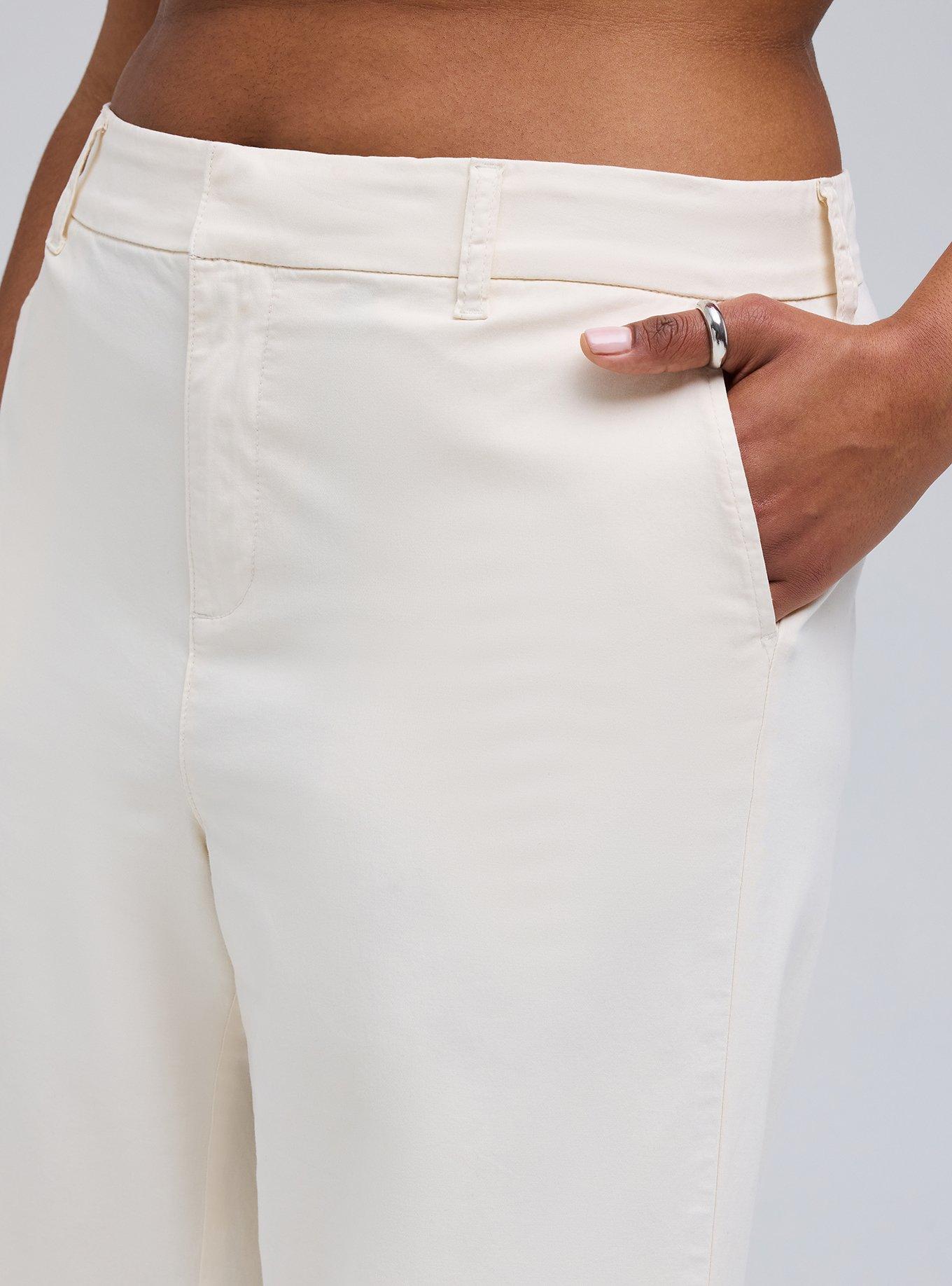 Belle Isle High-Rise Wide Leg Trouser, WHITE SWAN, alternate