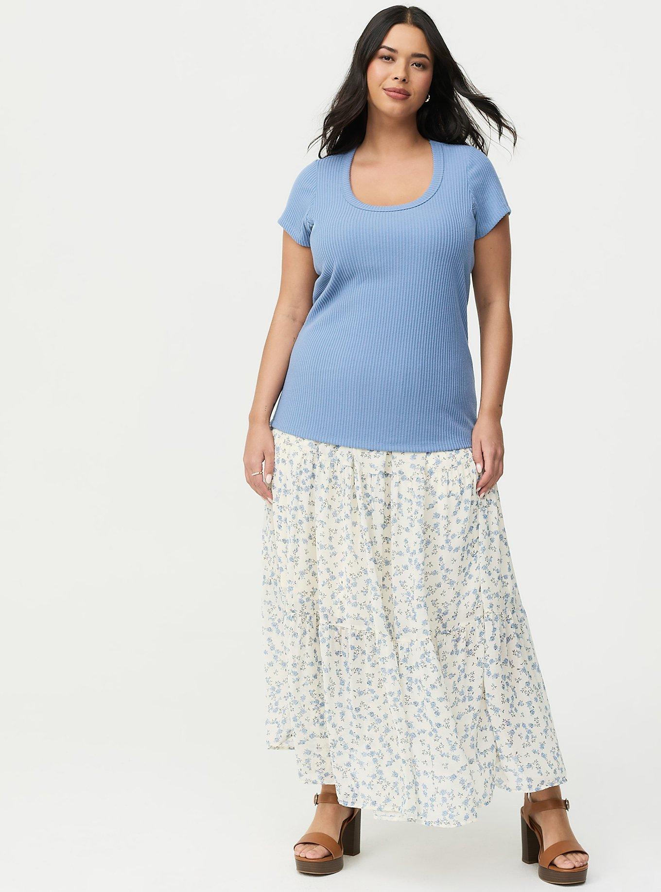 Hacci Rib Scoop Top, TROPOSPHERE, alternate