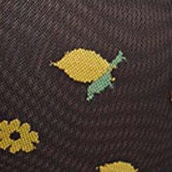 Pretty Lemons Fit & Flare Wireless Babydoll Top, LEMONS FAUX EMBROIDERY BLACK, swatch