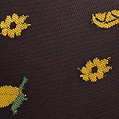 Balconette Unlined Mesh Bra, LEMONS FAUX EMBROIDERY BLACK, swatch