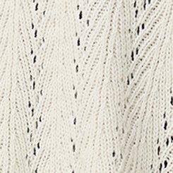 Knit Bow Ruana, IVORY, swatch