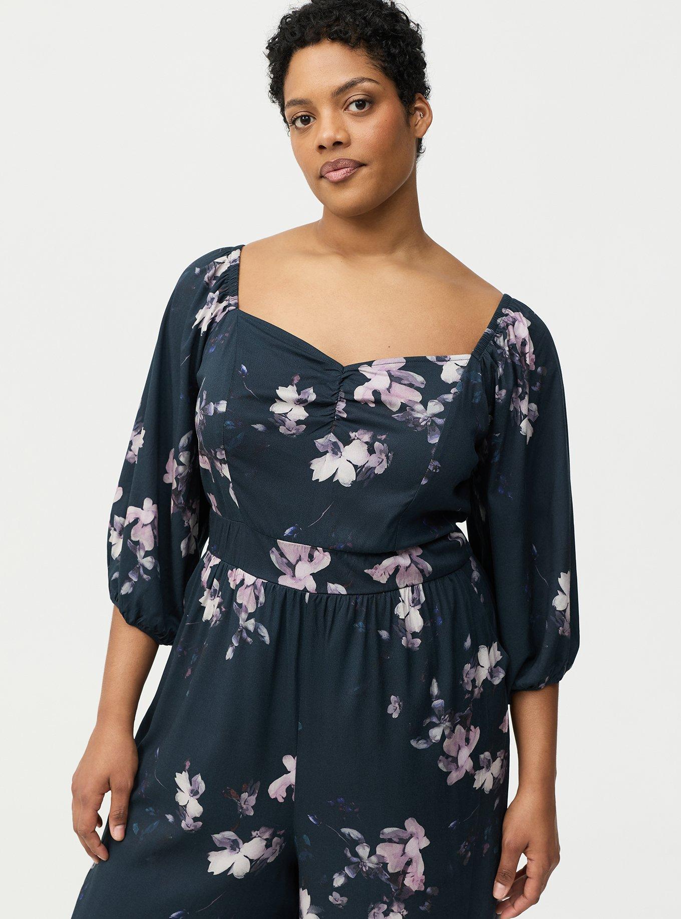 Challis Wide Leg Jumpsuit