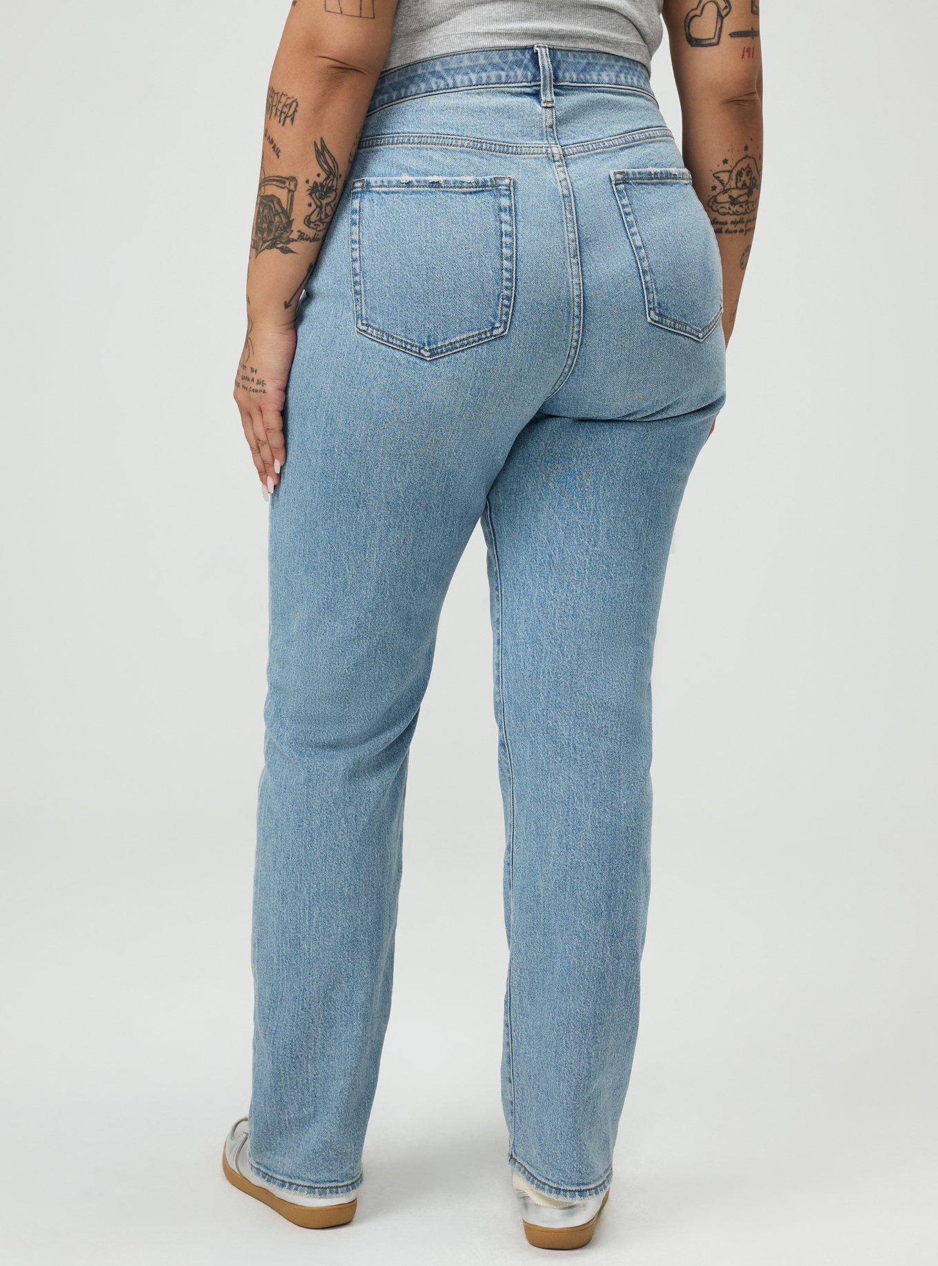 High-Rise Straight Jean, MOONSHINE, alternate