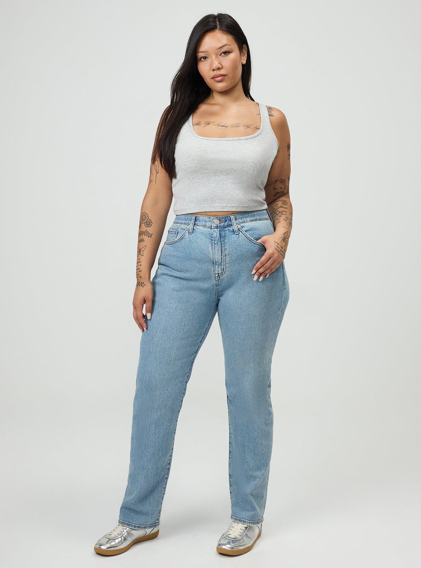 High-Rise Straight Jean, MOONSHINE, alternate