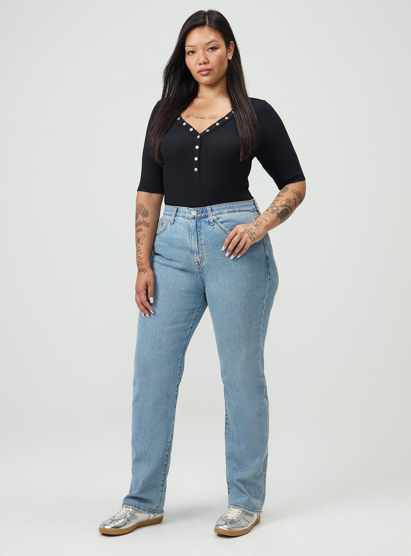 High-Rise Straight Jean, MOONSHINE, hi-res