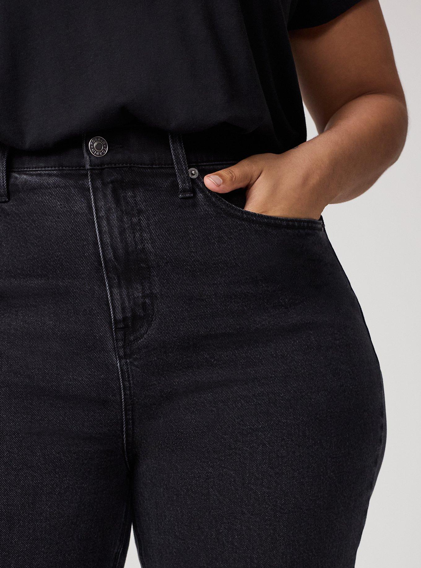 High-Rise Straight Jean, COAL MINE, alternate