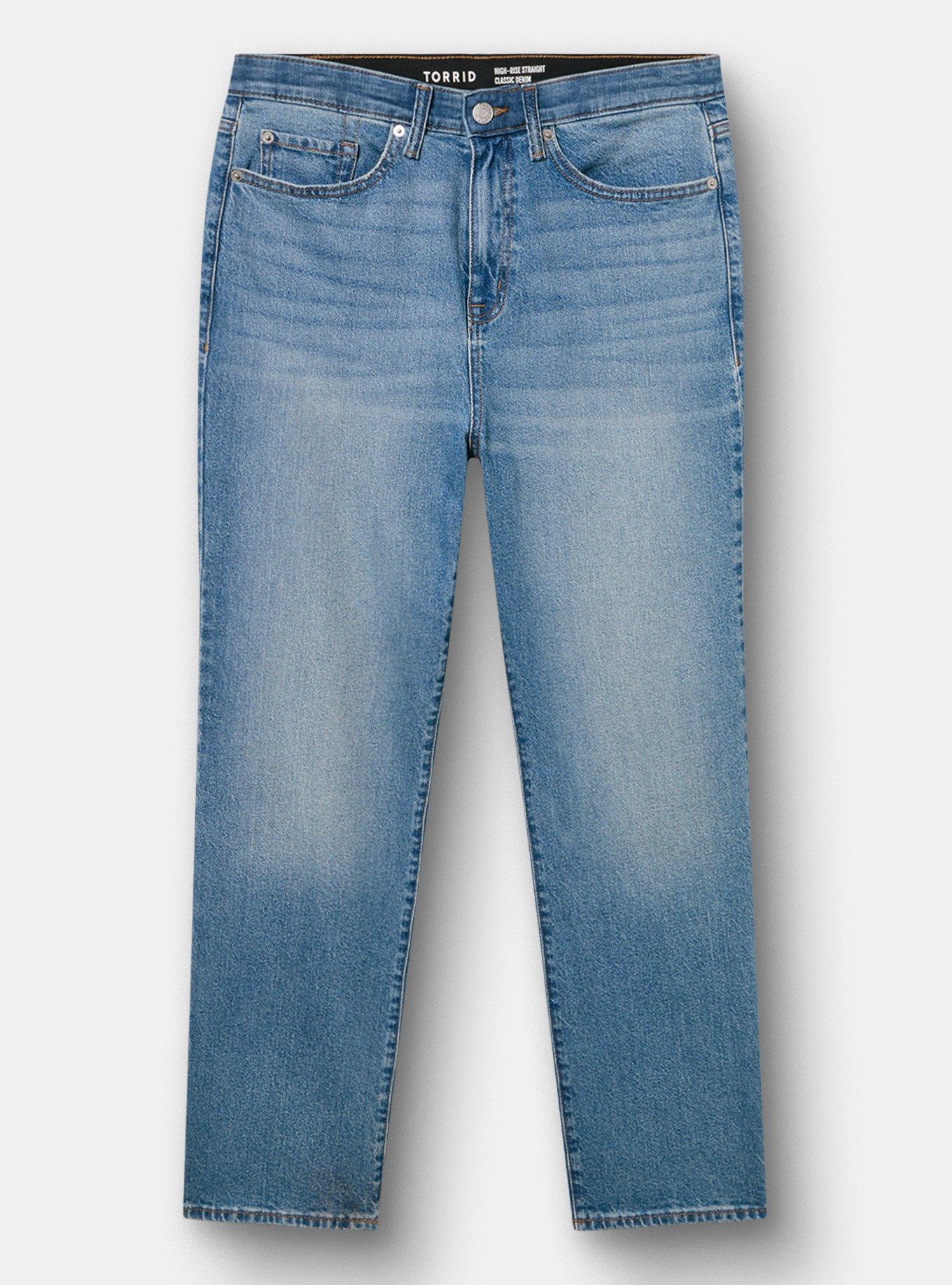 High-Rise Straight Jean, VESPER, flat