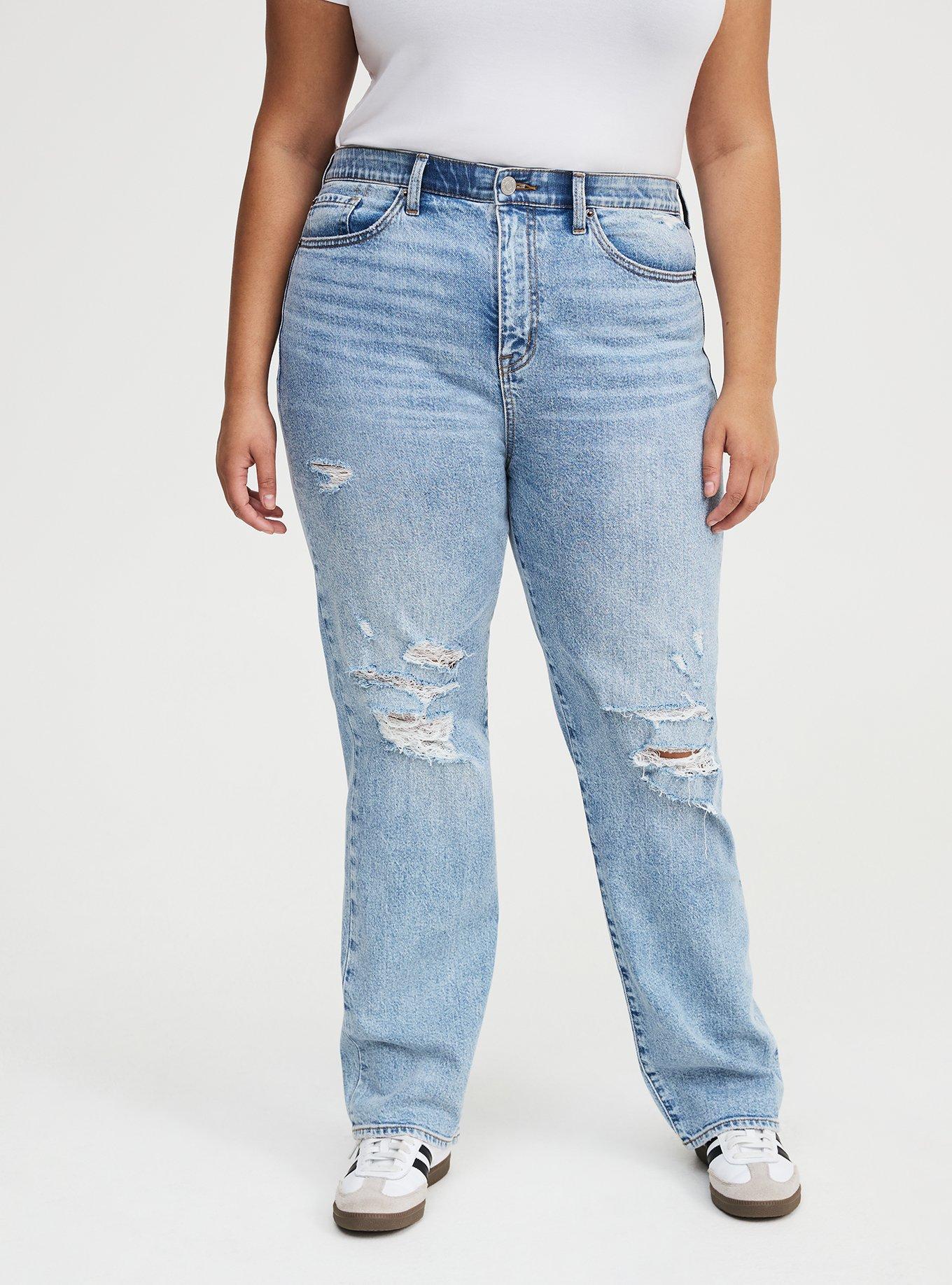 High-Rise Straight Jean, SHORE BREAK, alternate
