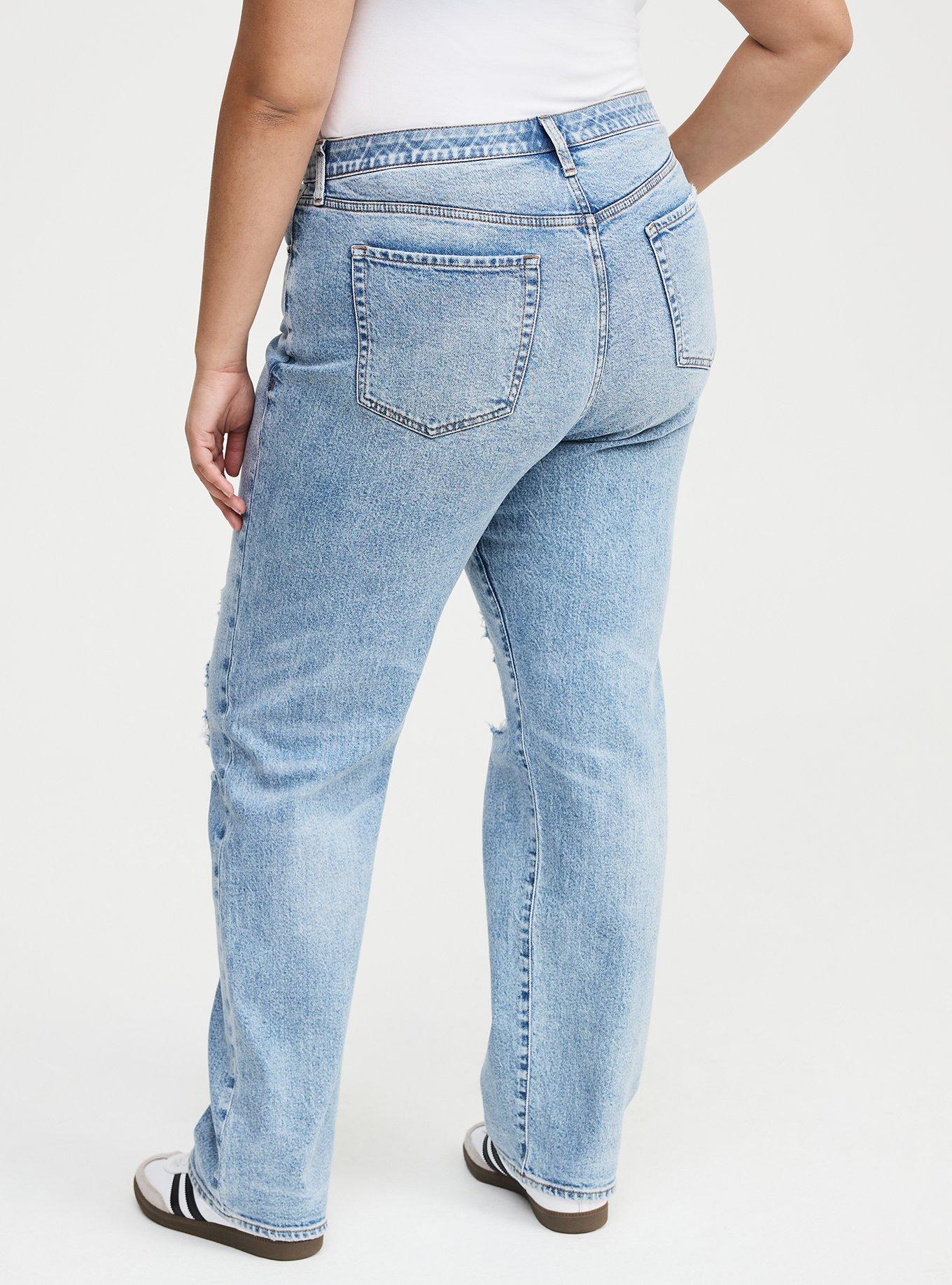 High-Rise Straight Jean, SHORE BREAK, alternate
