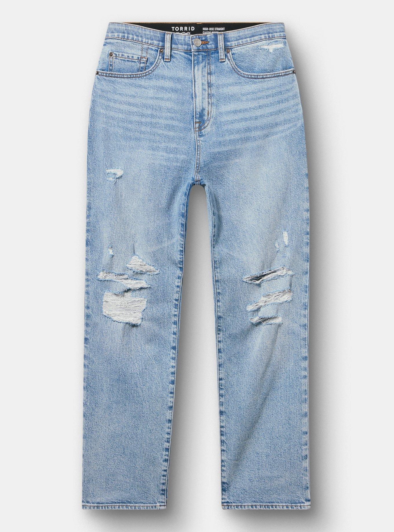 High-Rise Straight Jean, SHORE BREAK, hi-res